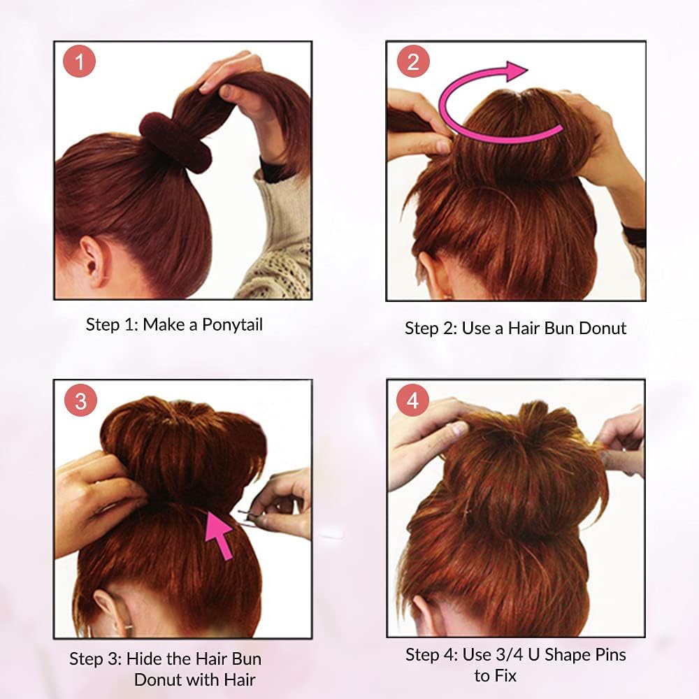U Shaped Hair Pins, IKOCO 2.4inch Hair Pins for Women with Storage Box, Brown - Image 5