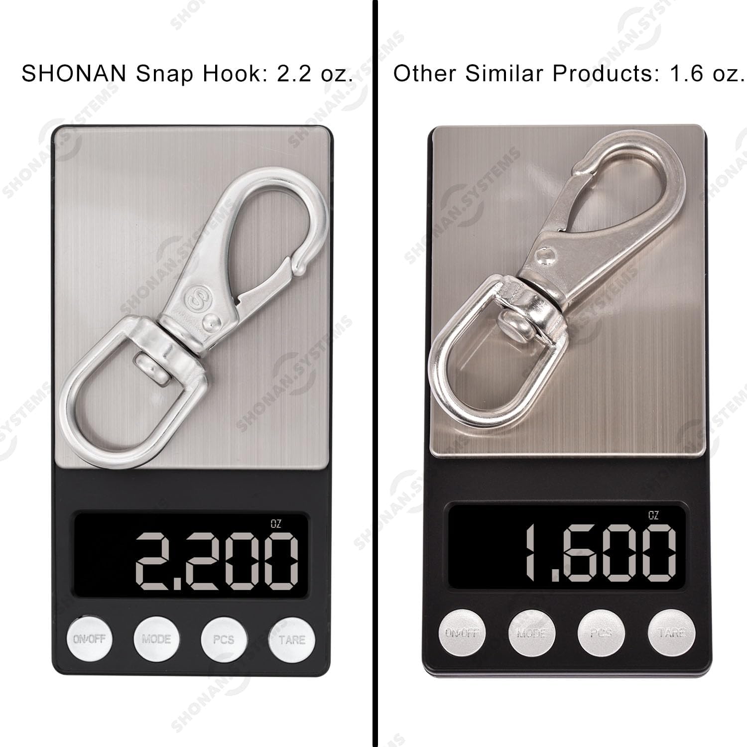 SHONAN 3.5 Inch Stainless Steel Flag Clips for Flagpole Rope- 4 Pack Diving Clips Flag Pole Clips, Swivel Snap Hooks for Dog leashes, Keychains, Boat Ropes, Bird Feeders - Image 4